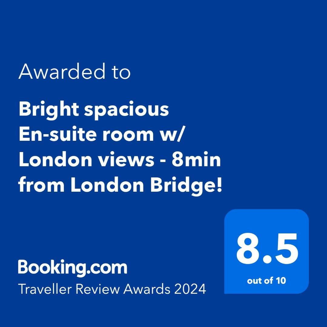 Bright Spacious En-Suite Room W/ London Views - 8Min From London Bridge! Extérieur photo